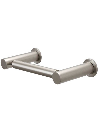 Hopewell Toilet Paper Holder in Satin Nickel.